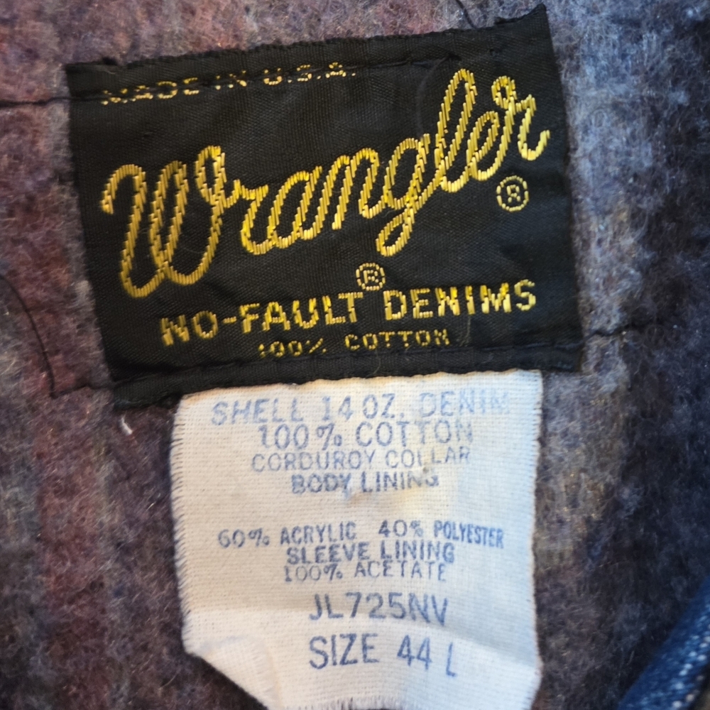 Vintage Wrangler Upcycled Custom Patchwork Denim … - image 5
